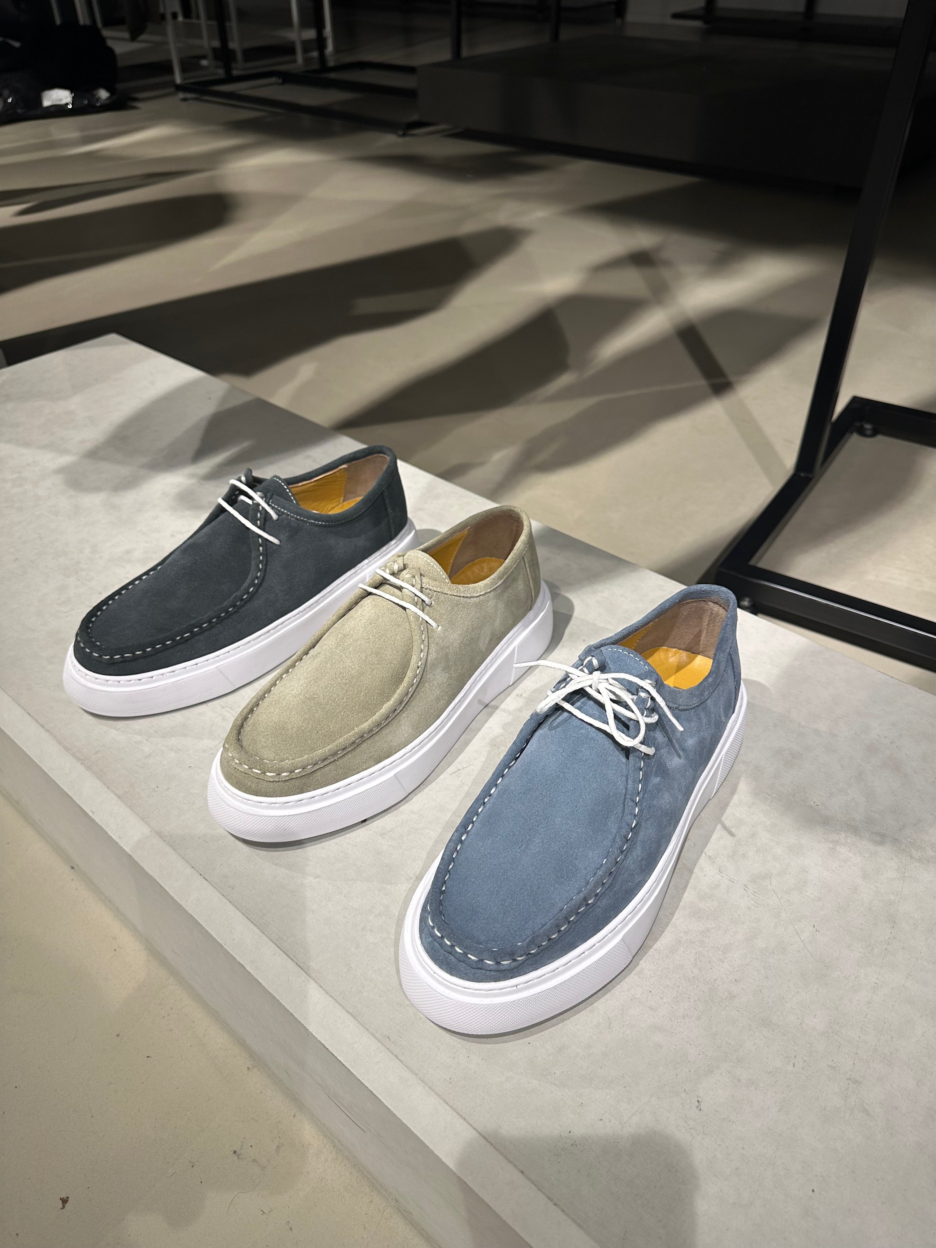 Suède Derby High Loafers