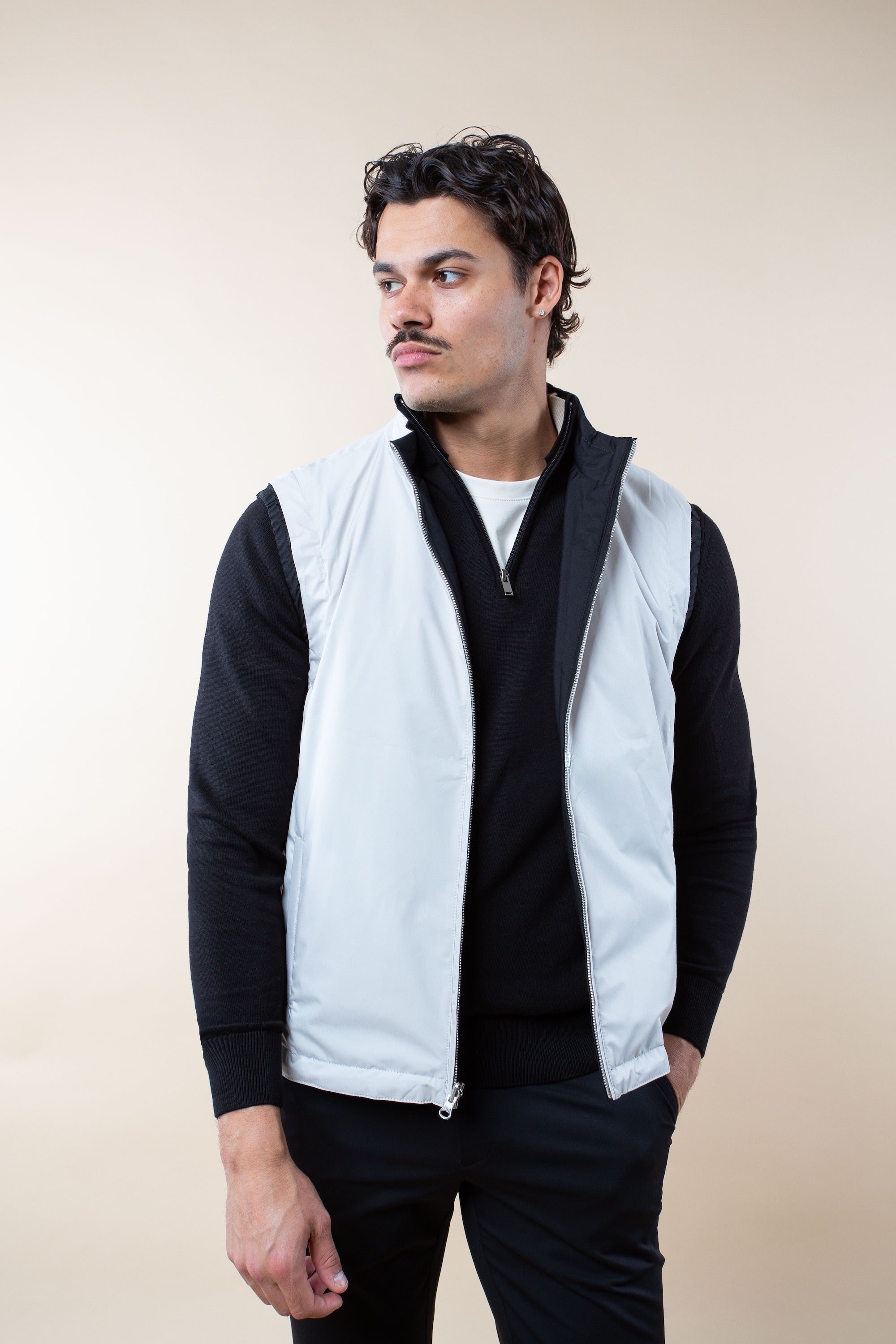 TWEEZIJDIGE PUFFER BODYWARMER