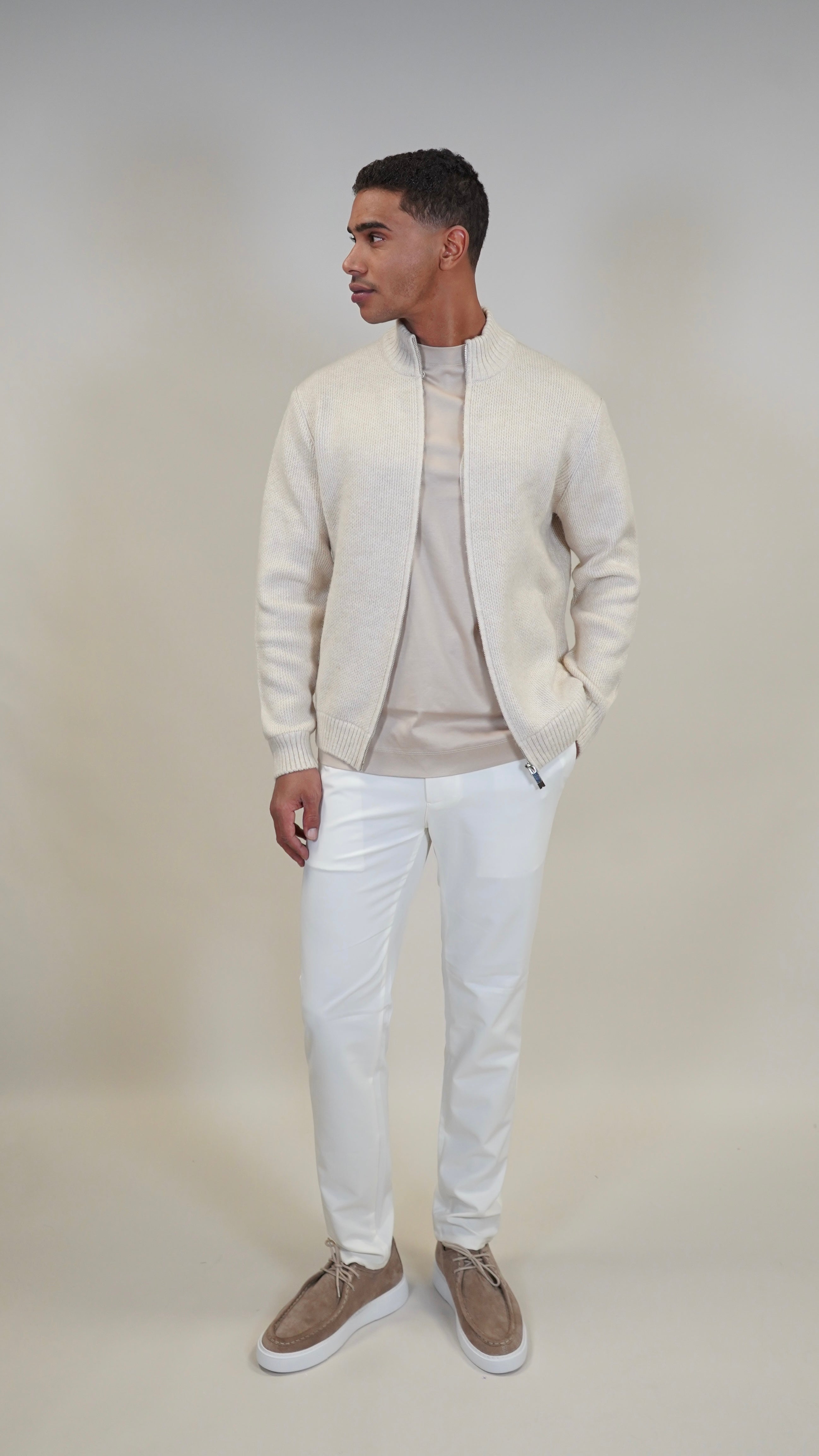 WOOL RIBBED VEST
