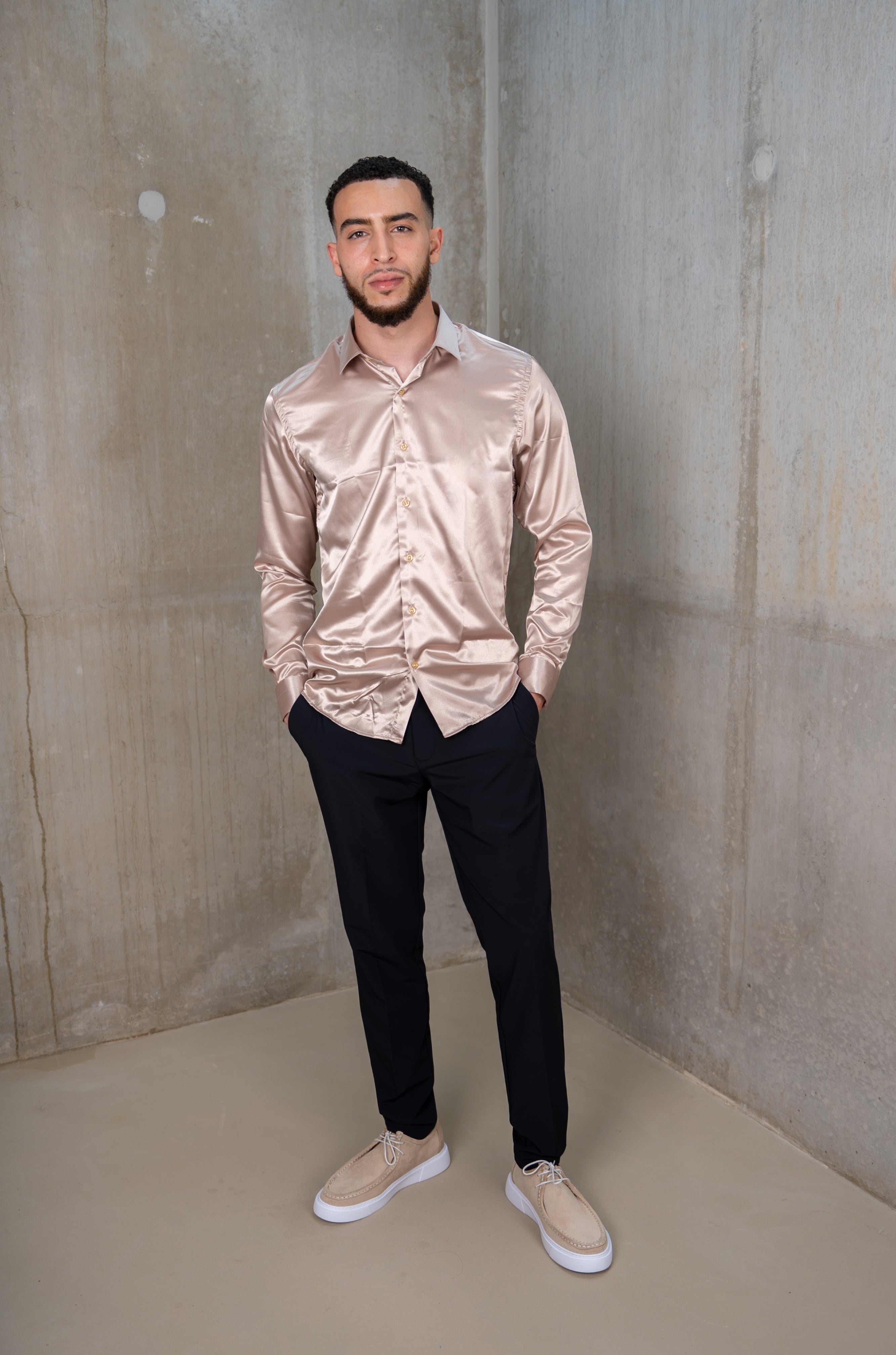 Satijn Glans Luxury Overhemd