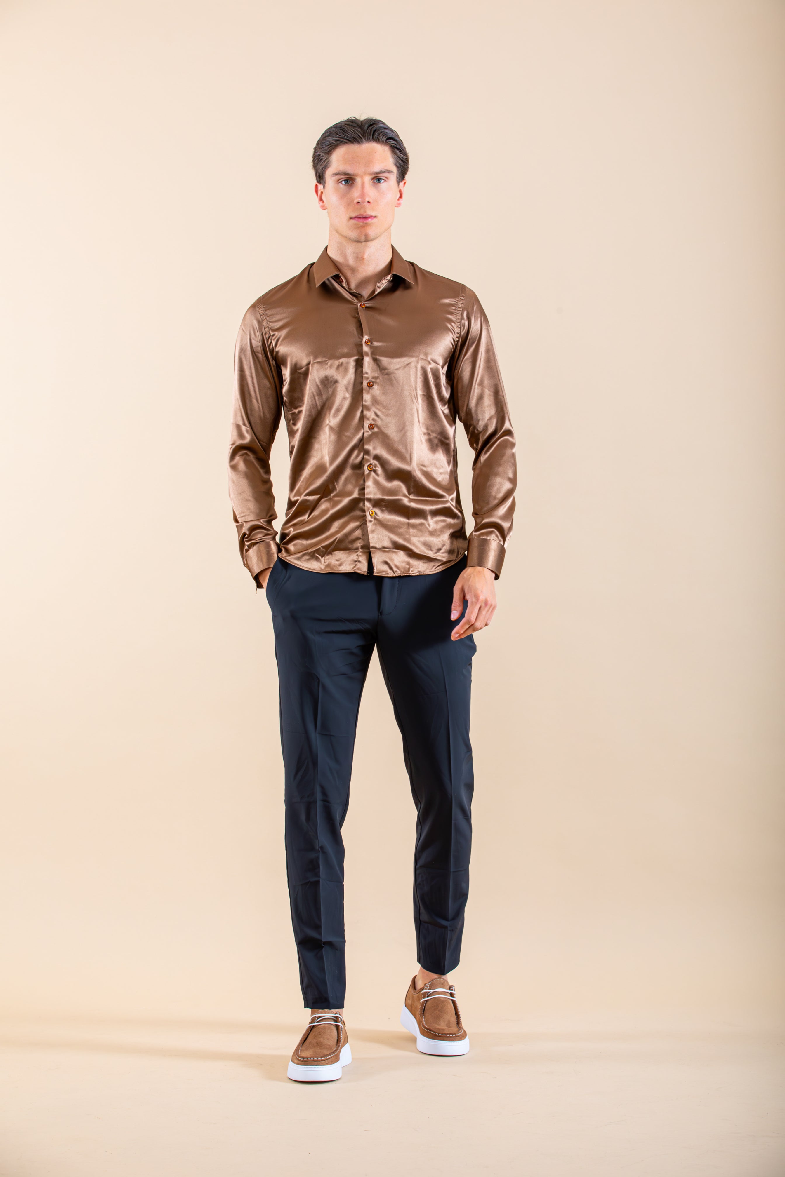 Satijn Glans Luxury Overhemd