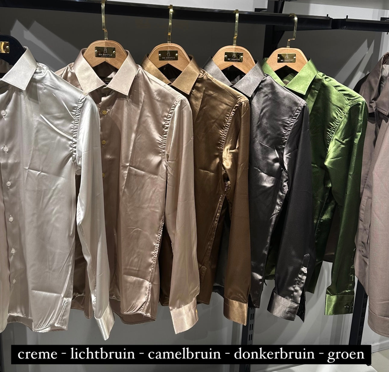 Satijn Glans Luxury Overhemd