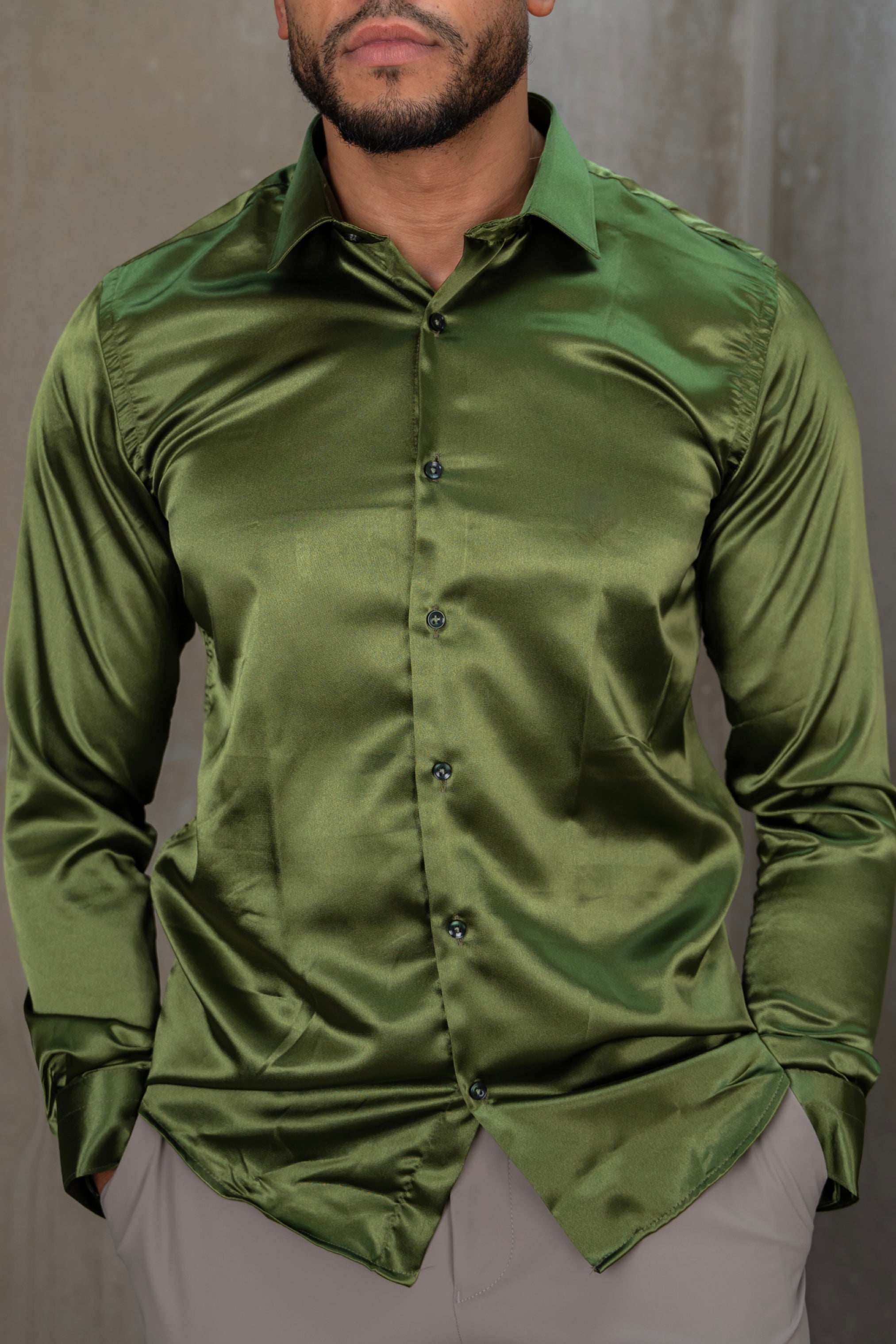Satijn Glans Luxury Overhemd