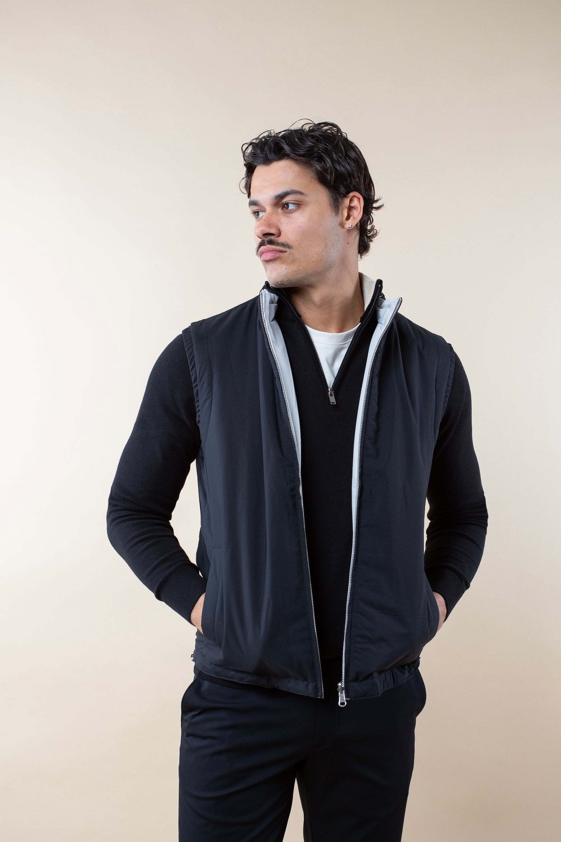 TWEEZIJDIGE PUFFER BODYWARMER