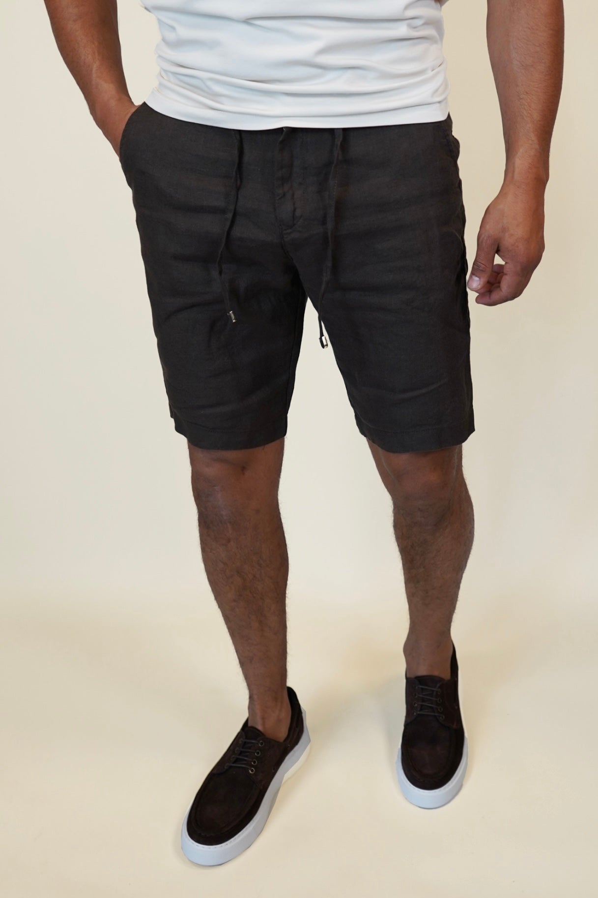 LINNEN GOLF SHORTS