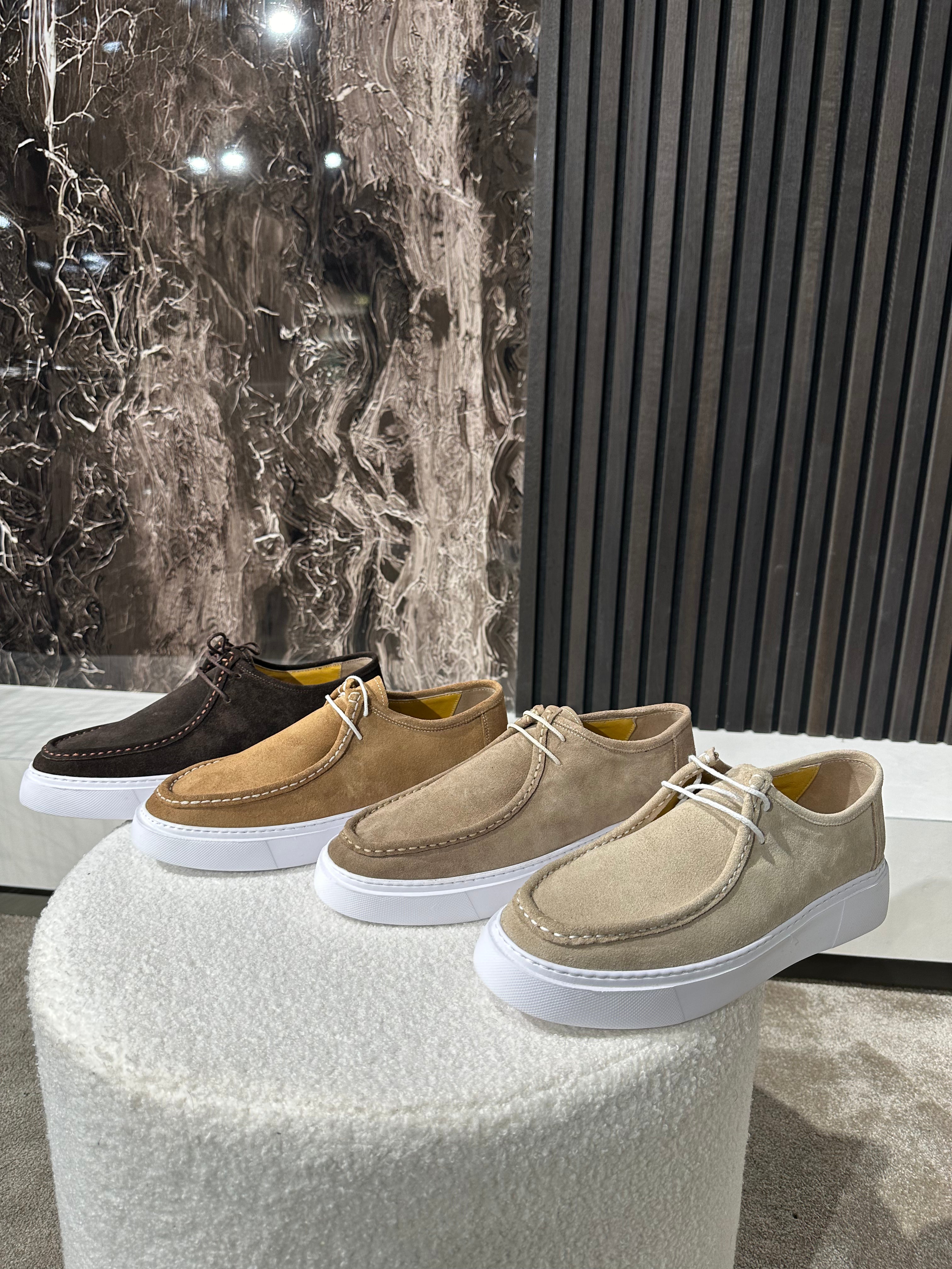 Suède Derby High Loafers