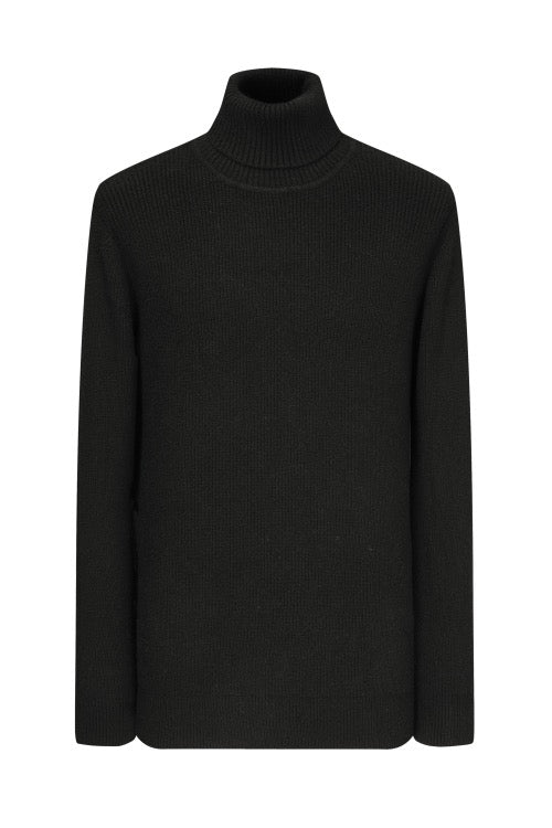 WOOL ribgebreide coltrui